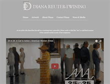 Tablet Screenshot of dianareuter-twining.com
